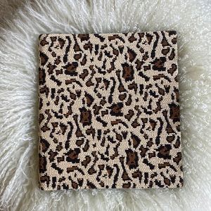 Leopard Needlepoint Photo Album New